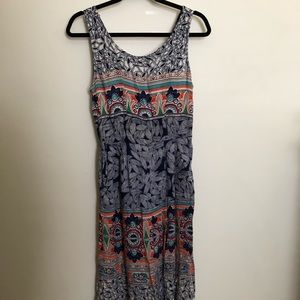 Boho print, cropped jumper, size small